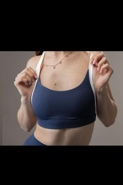 Infinity Support Sports Bra - Midnight Navy