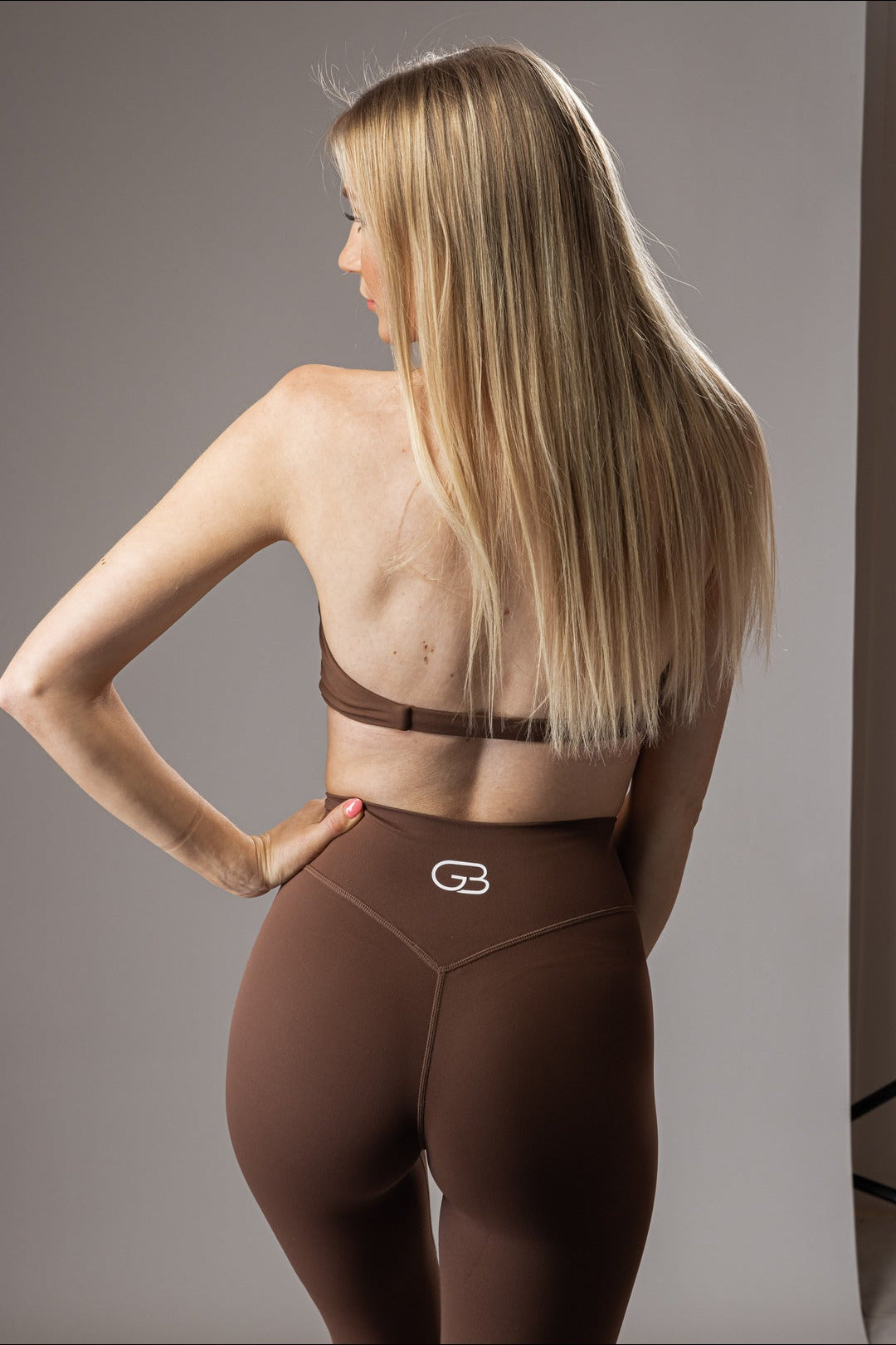 Signature Sculpt Leggings - Brown
