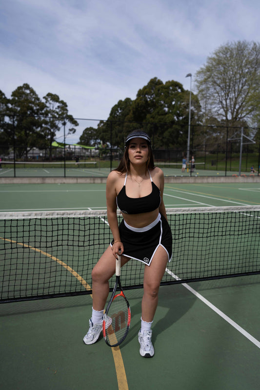 Infinity Support Sports Bra - Black Valkiria