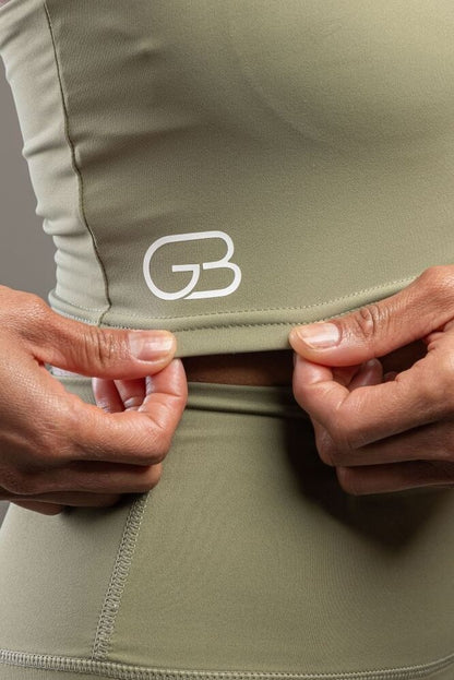 Infinity Support Sports Bra - Olive Green