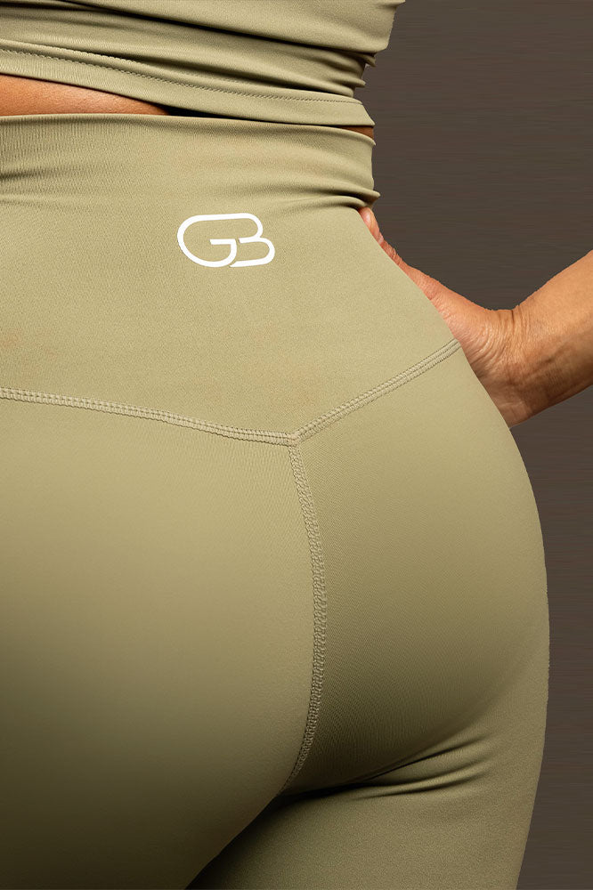Signature Sculpt Leggings - Olive Green